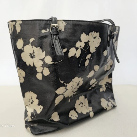 Merona Bag Large Floral Purse Tote Beach Pool Summer - Picture 2 of 3